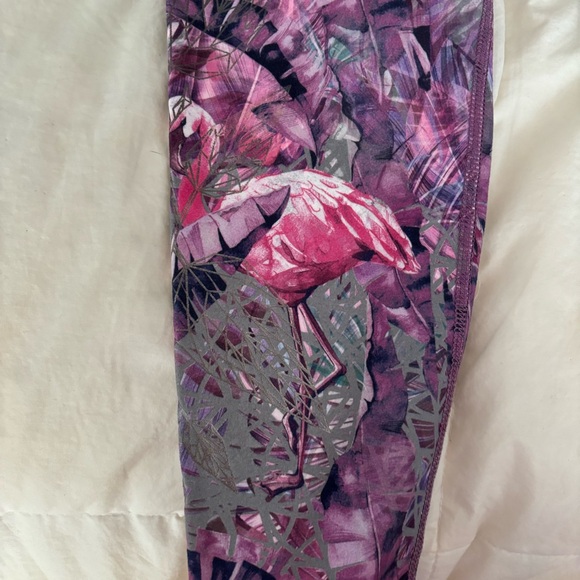 Evolution and Creation Tropical Floral Paradise Print Leggings Size Small - Picture 3 of 8